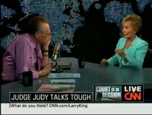 Judge Judy en Larry King